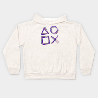 Paper Playstation Swirl Kids Hoodie