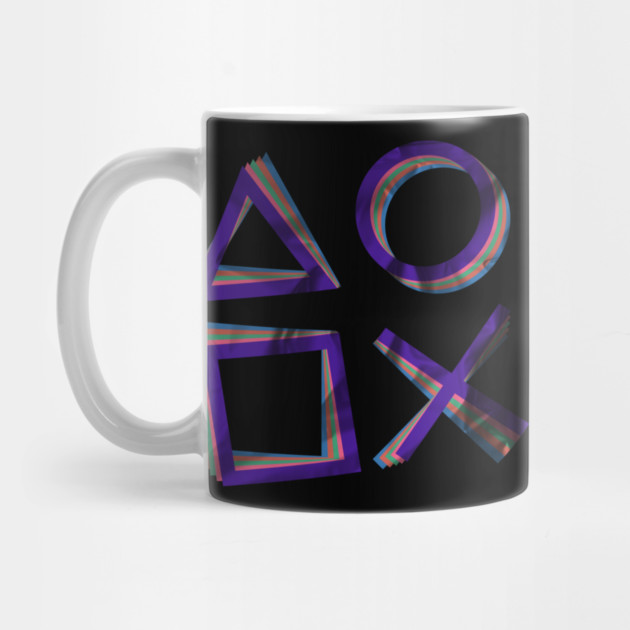 Paper Playstation Swirl by casualteesinc