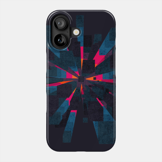 Deep Blue Space Machine Phone Case by casualteesinc