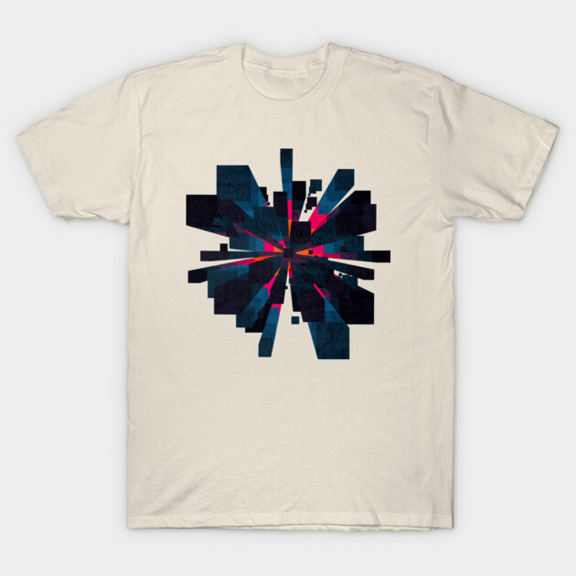 Deep Blue Space Machine T-Shirt by casualteesinc