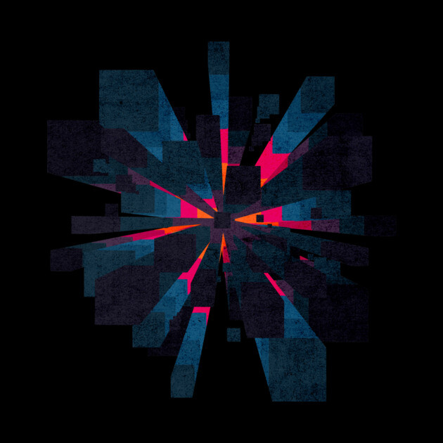 Deep Blue Space Machine by casualteesinc