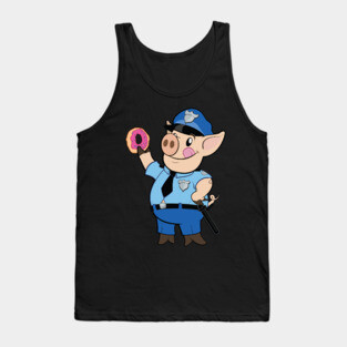 Police Pig Tank Top