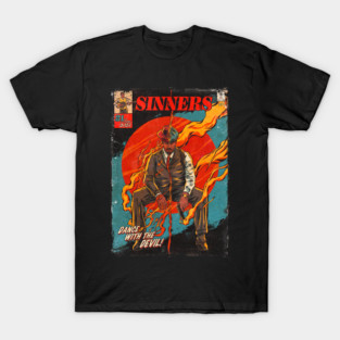 Aesthetic Sinners Horror Movie T-Shirt