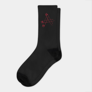 Safety Pin Anarchy Socks
