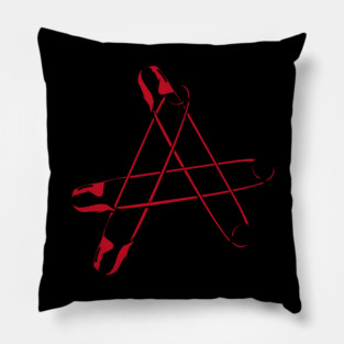 Safety Pin Anarchy Pillow
