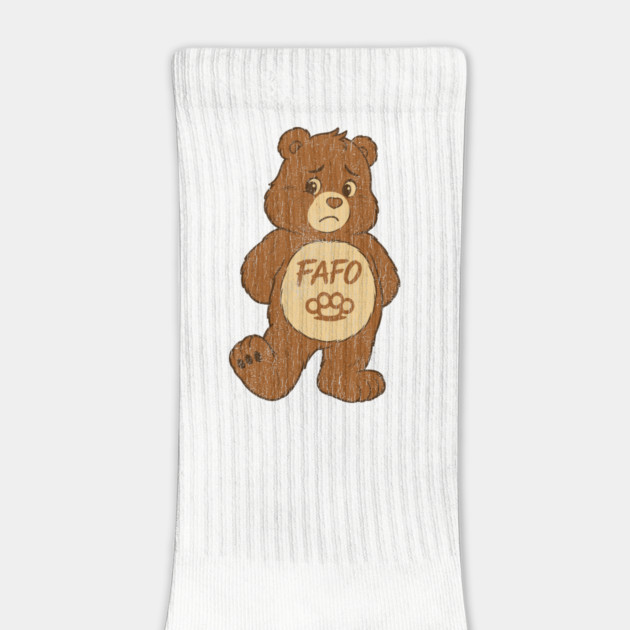 FAFO Brass Knuckles Cheeky Humor Sarcastic Rebel by Anticorporati