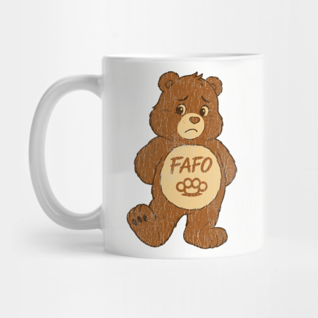 FAFO Brass Knuckles Cheeky Humor Sarcastic Rebel by Anticorporati