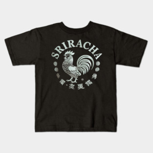 Tee Luv Men's Big and Tall Tuong Ot Sriracha Rooster Kids T-Shirt