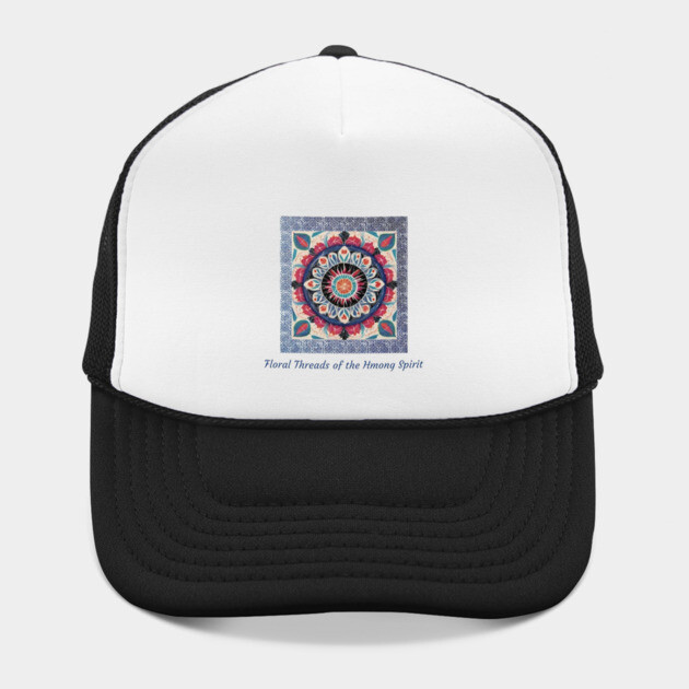 Floral Threads of the Hmong Spirit – Mandala-Inspired Cultural Harmony by Pimcolle
