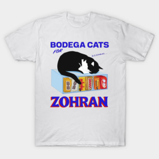 Bodega Cats For Zohran T-Shirt