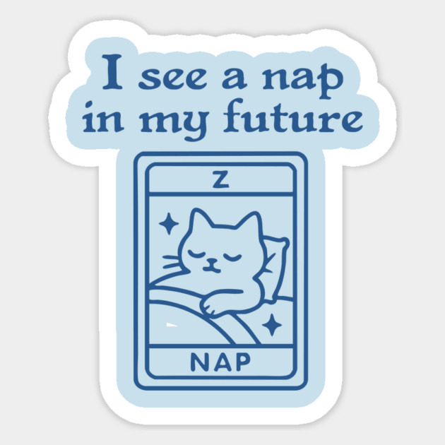 Nap Prophecy Sticker by stayfrostybro