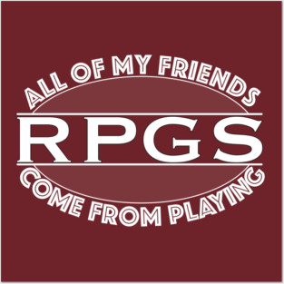 RPG Friends Posters and Art