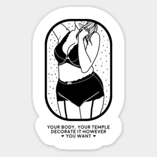 your temple Sticker