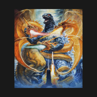 dino_VS_dragon-1991-1 T-Shirt