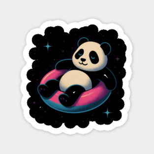 Cosmic Chill Panda Magnet