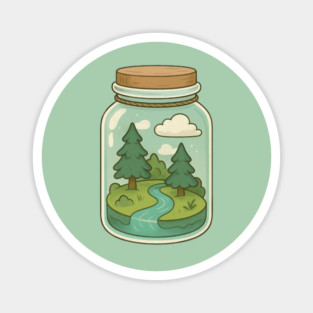 Nature in a Jar Magnet