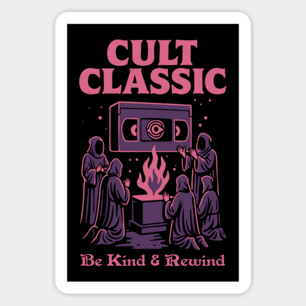 Cult Classic: Be Kind & Rewind Magnet by stayfrostybro