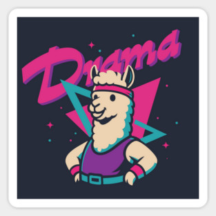 Drama Llama Sticker