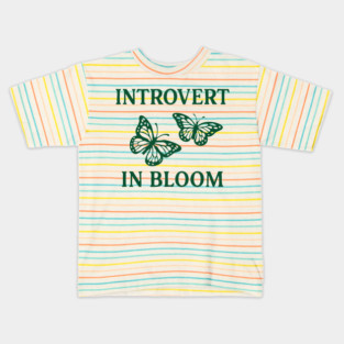 Introvert in Bloom Kids T-Shirt