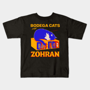 Bodega Cats For Zohran Kids T-Shirt