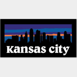 Kansas City Skyline Posters and Art