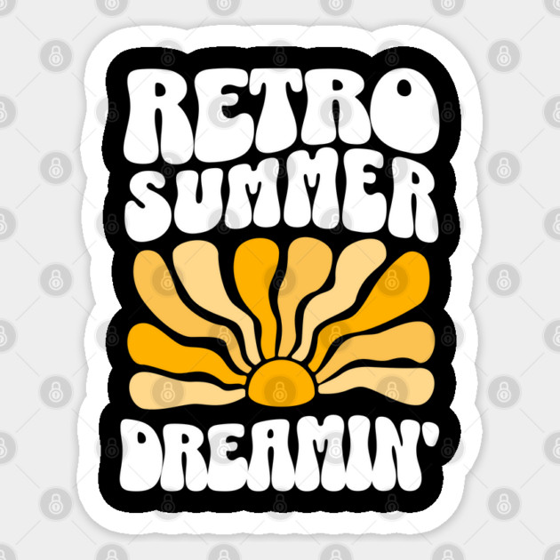 Retro Summer Dreamin' Sticker by TurnEffect