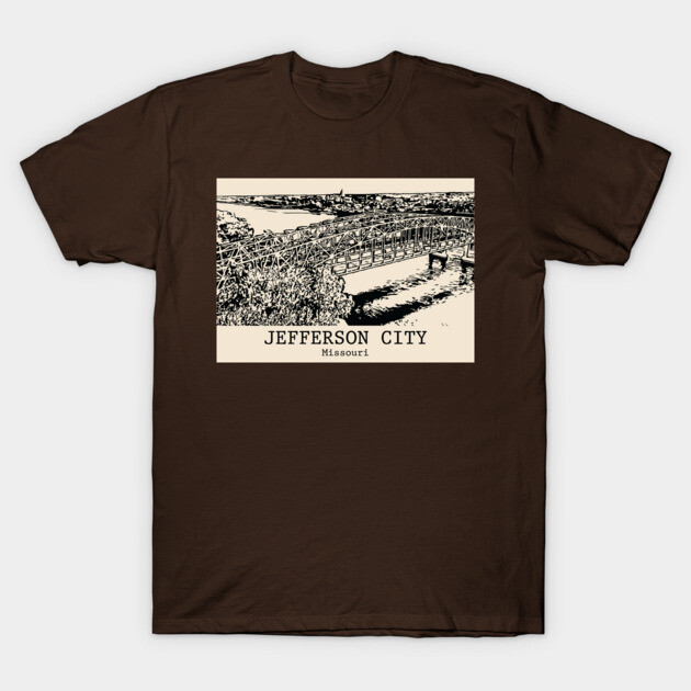 Jefferson City - Missouri T-Shirt by Lakeric