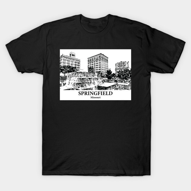 Springfield - Missouri T-Shirt by Lakeric