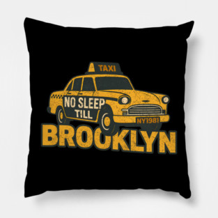 No Sleep Till Brooklyn 1981 Pillow