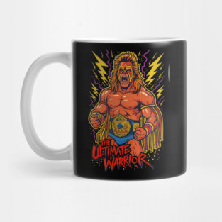 The Ultimate Warrior Wrestling T-Shirt Mug