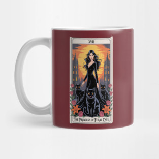 The Princess Of Feral Cats Tarot Card Mug