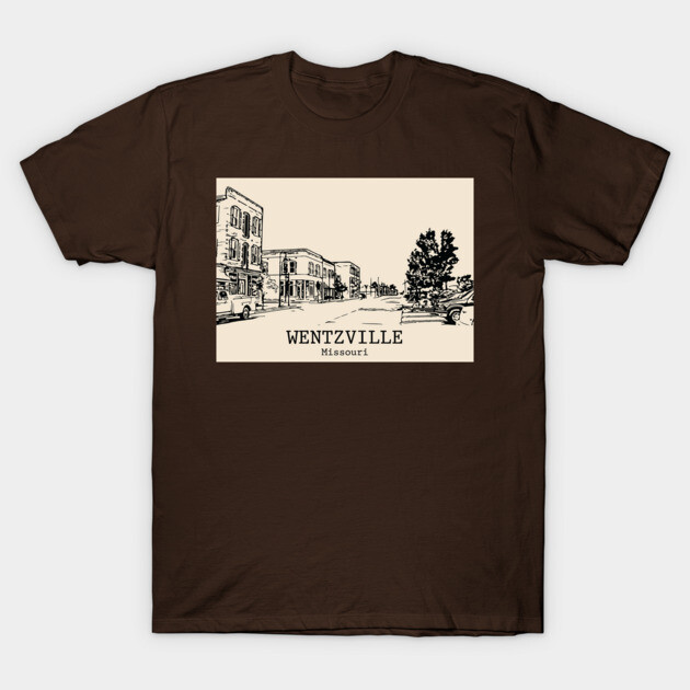 Wentzville - Missouri T-Shirt by Lakeric