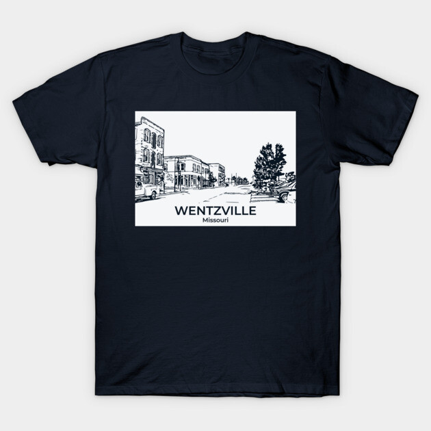 Wentzville - Missouri T-Shirt by Lakeric
