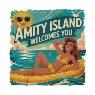 Amity Island Welcomes You T-Shirt