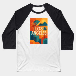 Abstract Los Angeles Baseball T-Shirt