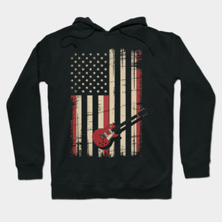 Oral Head Neck Cancer Awareness American Flag Women Kids Men Hoodie