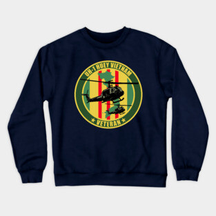 UH-1 Huey Vietnam Veteran Crewneck Sweatshirt