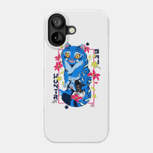 Kpop Demon Saja Huntrix Blue Tiger And Bird Phone Case