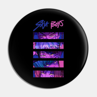 Saja Boys Eyes Kpop Hunter Pin