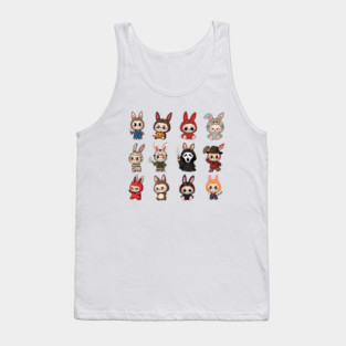 Monster Doll Halloween Characters Tank Top