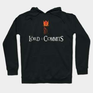 The Lord of the Commits in vertical Tee – One Branch to Rule Them All T-Shirt Hoodie