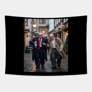 Donald Trump and Putin Tapestry