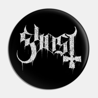 ghost band merch logo text artwork illustration Pin
