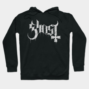 ghost band merch logo text artwork illustration Hoodie