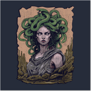 Medusa - Fierce Gorgon Energy Posters and Art