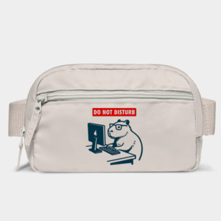Do Not Disturb Capybara Laptop Tee Bag