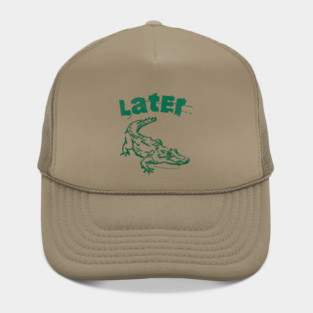Later Alligator – Distressed Retro Reptile Graphic Hat