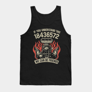 1-8-4-3-6-5-7-2-Firing-Order Tank Top