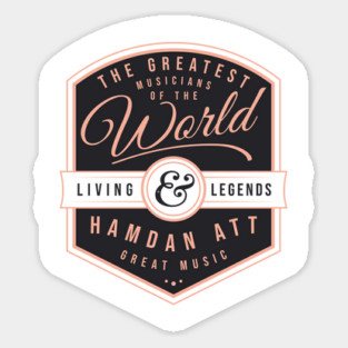 Hamdan ATT 7/8/26 Music D5004 Sticker
