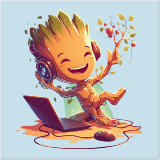 groot Posters and Art